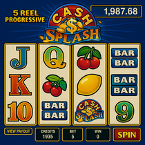 Casinia - Cash Splash Jackpot Slot - Progressive Jackpot