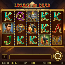 Casinia - Legacy of Dead Slot Game